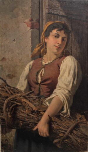 "Contadinella", Luigi Bianchi (1827-1914).